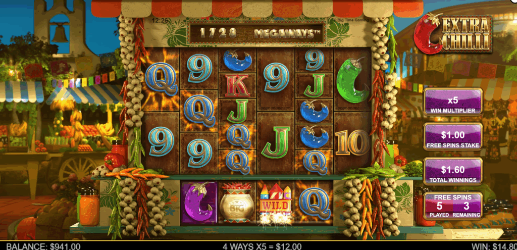Free Spins: the feature that defines Extra Chilli