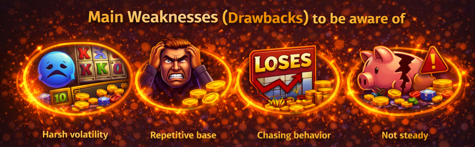 Main Weaknesses (Drawbacks) to be aware of