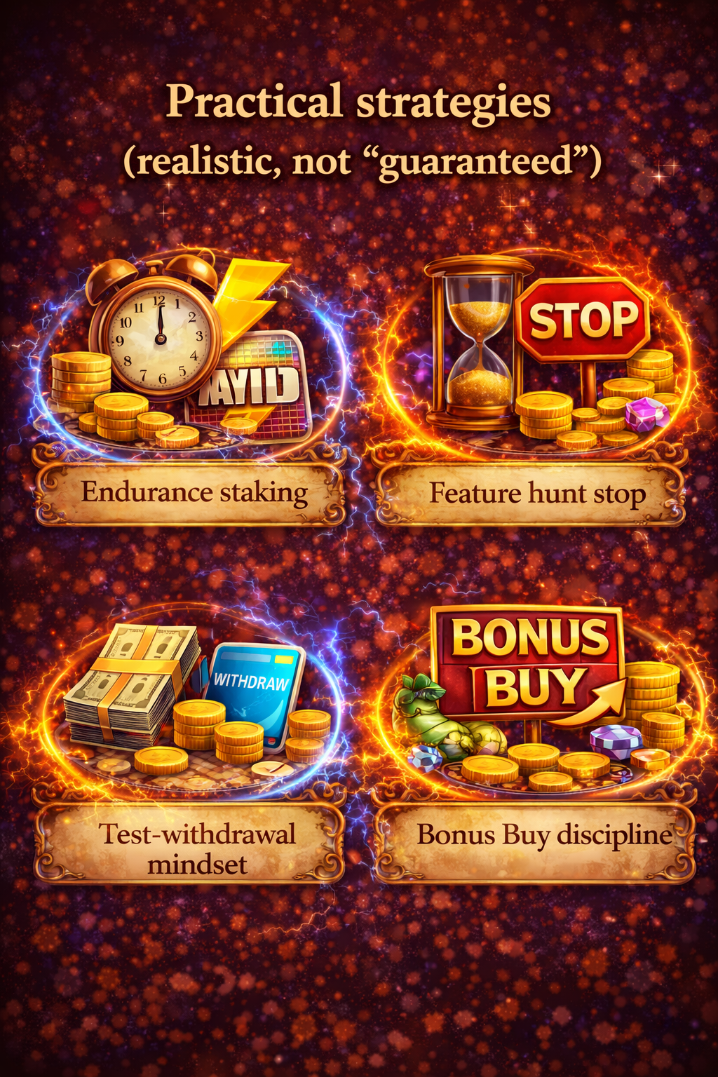 Practical strategies (realistic, not “guaranteed”)